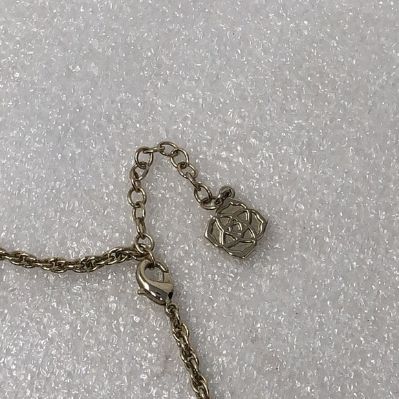 Kendra Scott Necklace Iridescent Tassel Gold Tone Long - Picture 11 of 12